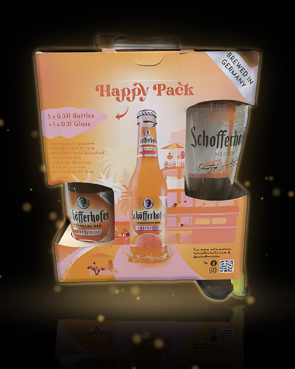 Schöfferhofer Estuche Grapefruit 5 bot + 1 vaso 5 × 330 ml