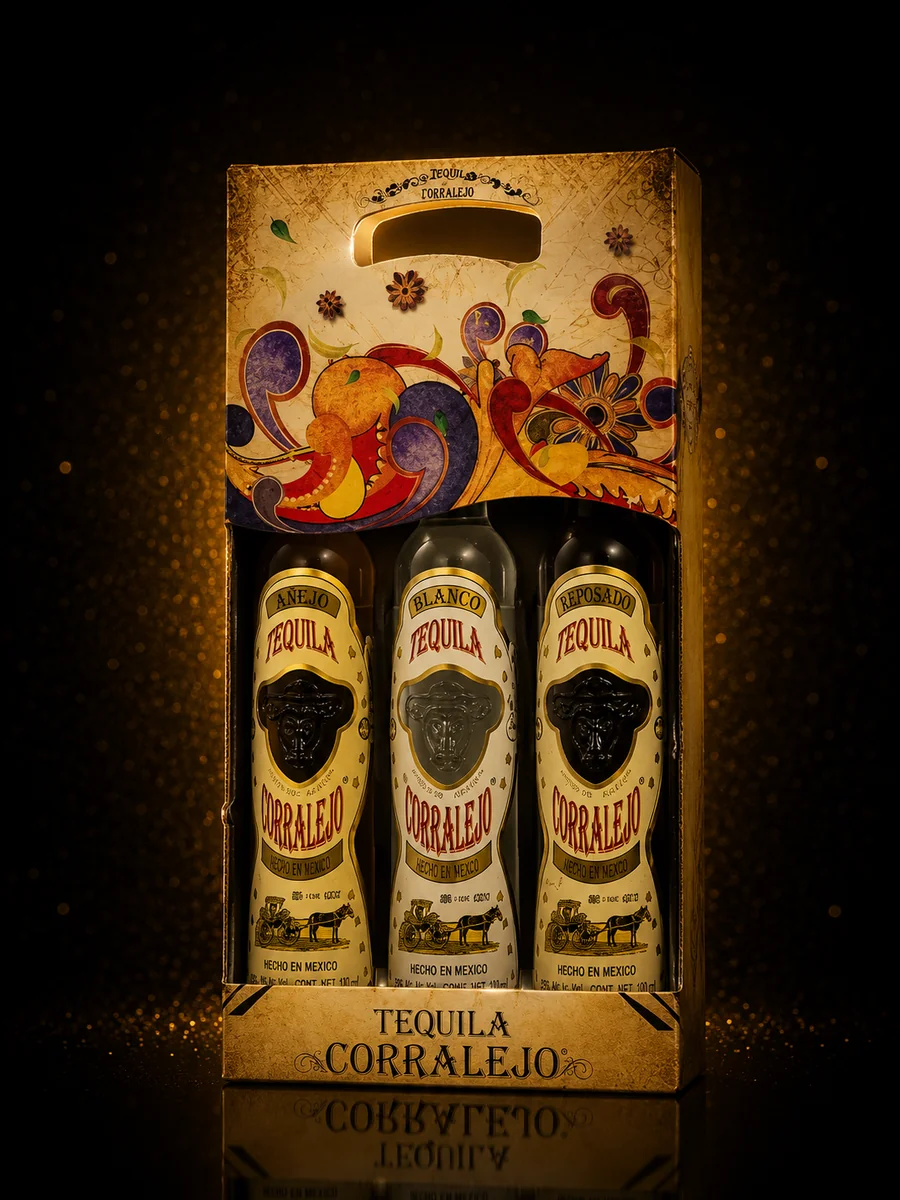 Corralejo Estuche 3 Tequilas Corralejo Añejo/Blanco/Reposado 100 ml